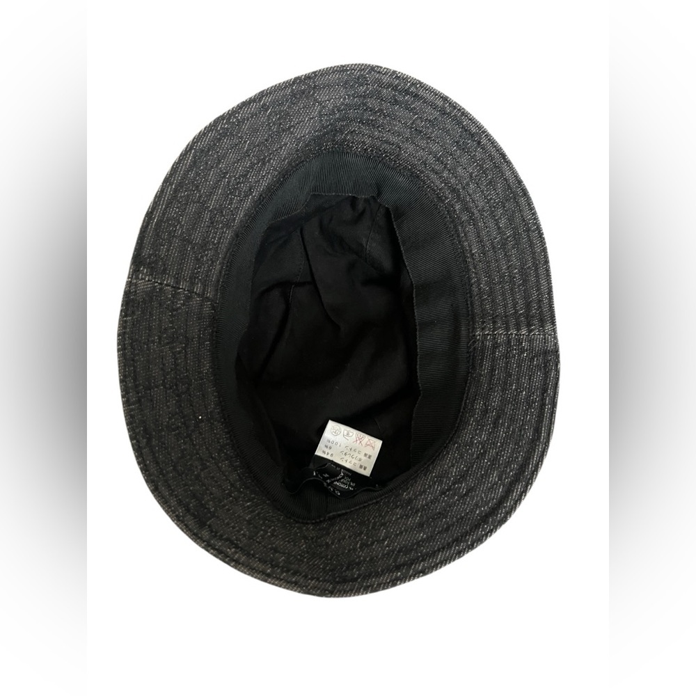 GUCCI GG Pattern Denim Cotton Bucket Hat size M - Picture 6 of 12